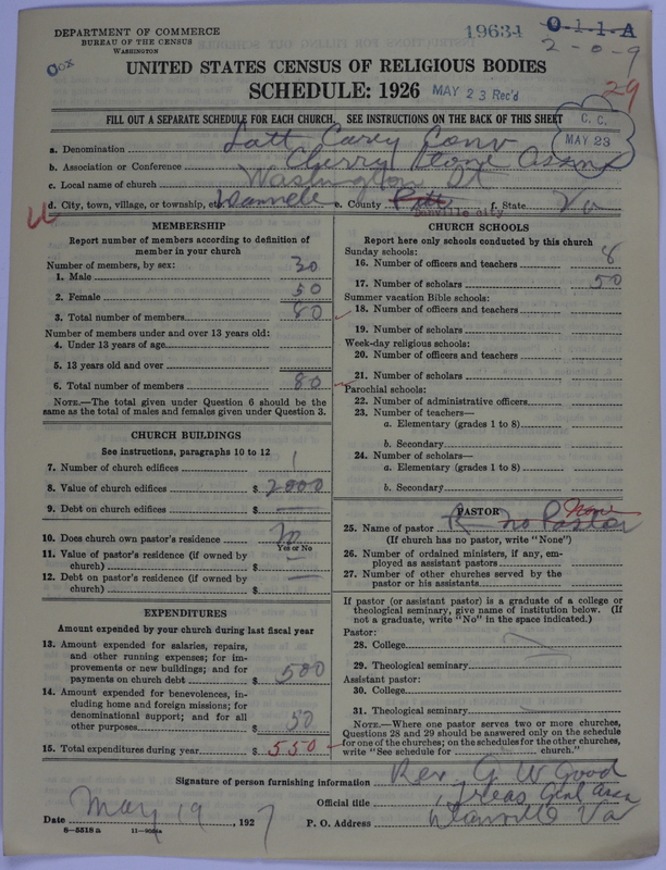Scan of Negro Baptists: 19634