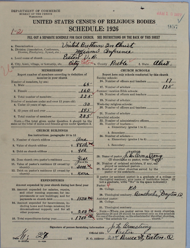 Scan of Church of the United Brethren in Christ: 957