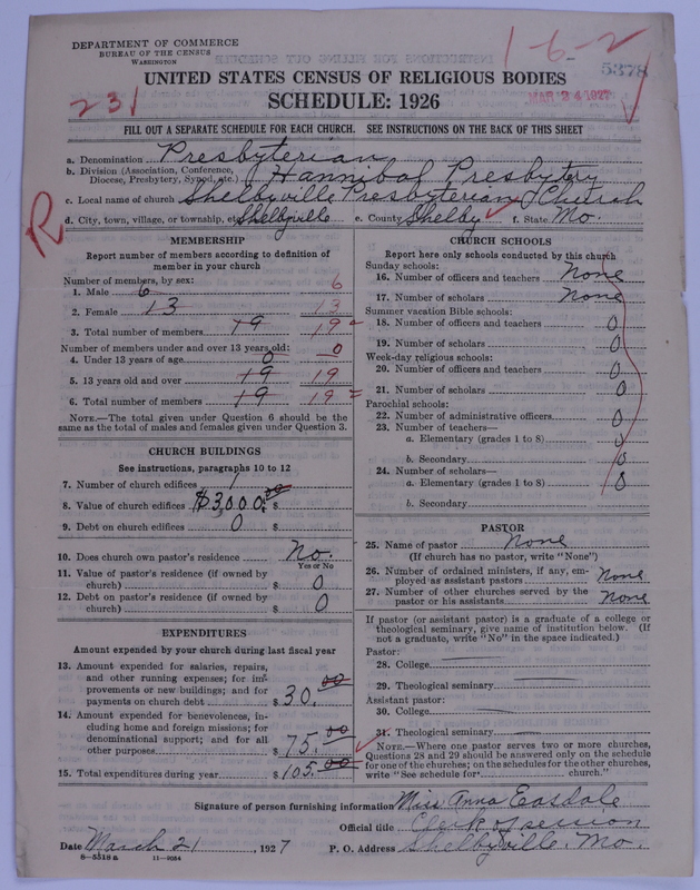 Scan of Presbyterian Church in the United States of America: 5378