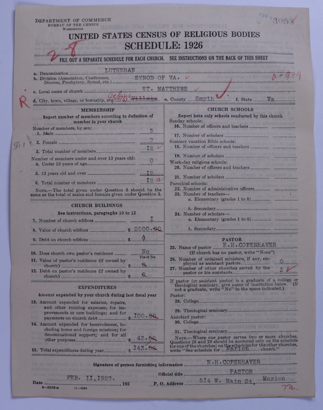 Scan of United Lutheran Church in America: 3055
