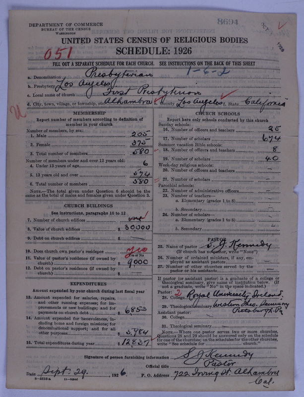 Scan of Presbyterian Church in the United States of America: 8694