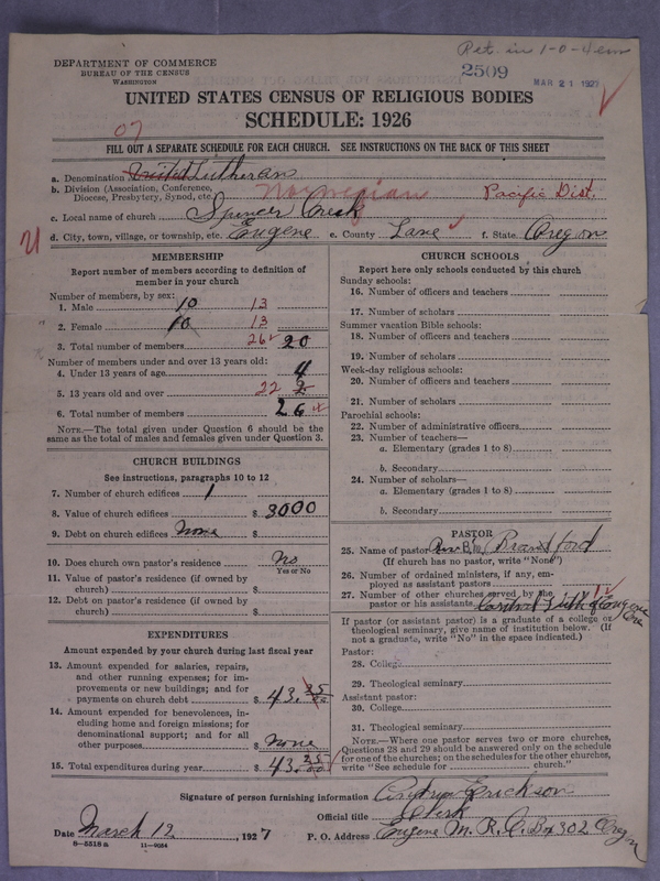 Scan of Norwegian Lutheran Church of America: 2510