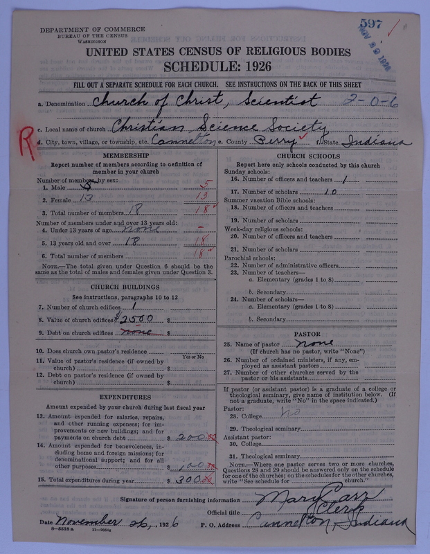 Scan of Church of Christ, Scientist: 597