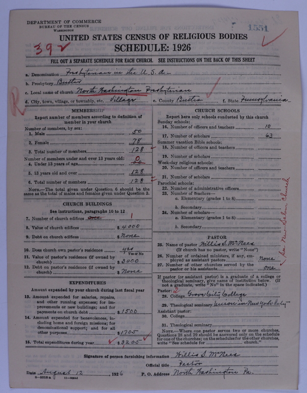 Scan of Presbyterian Church in the United States of America: 1551