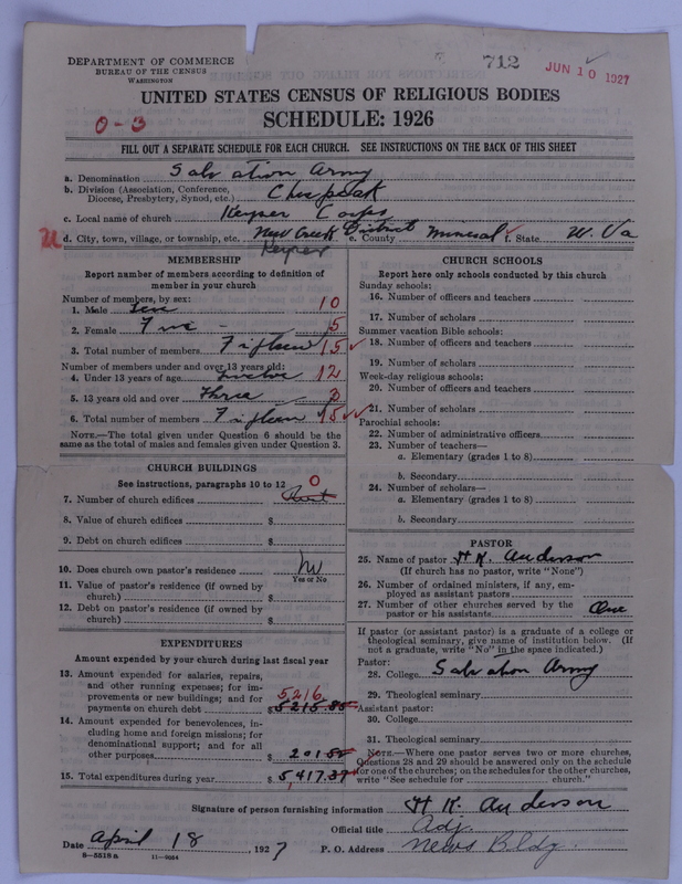 Scan of Salvation Army: 712