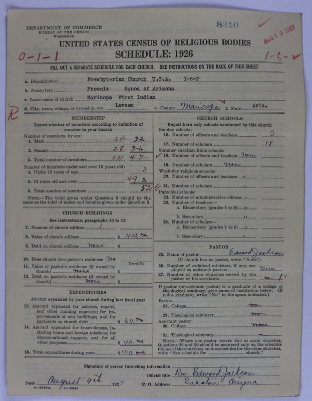 Scan of Presbyterian Church in the United States of America: 8210