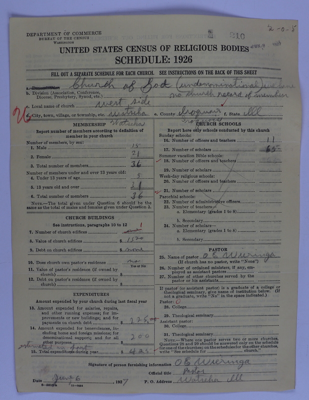 Scan of Church of God (Headquarters, Anderson, Ind.): 210