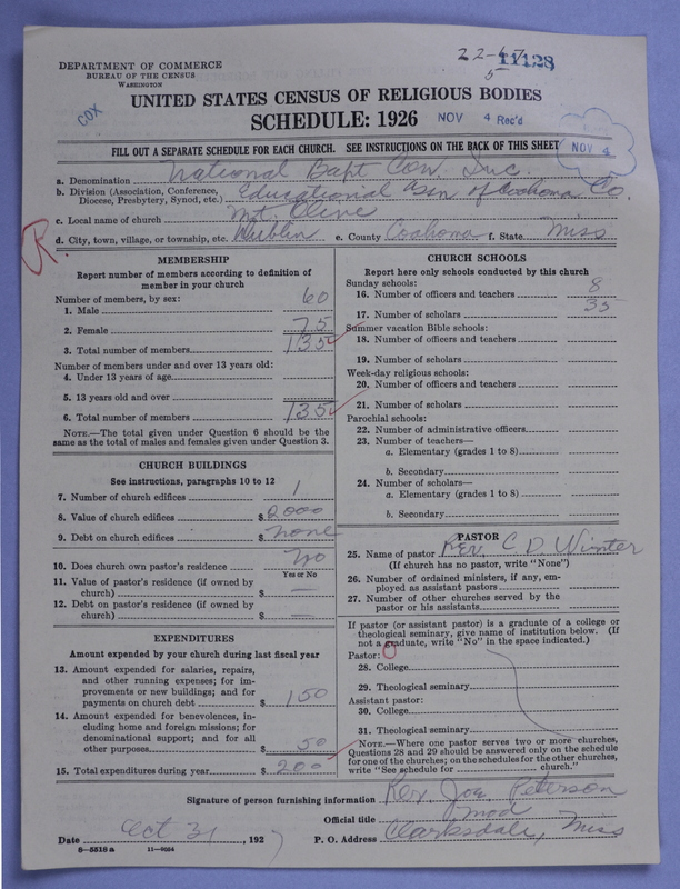 Scan of Negro Baptists: 11128