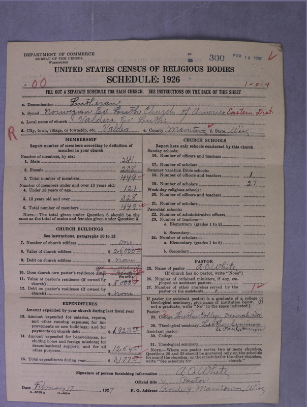 Scan of Norwegian Lutheran Church of America: 300