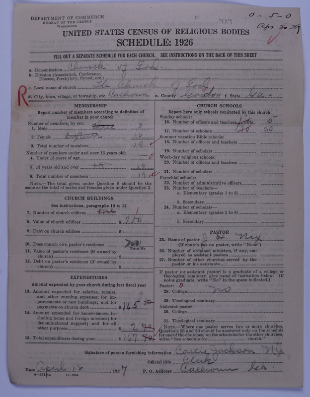 Scan of Church of God General Assembly: 203
