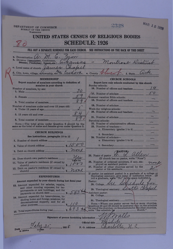 Scan of African Methodist Episcopal Zion Church: 2328