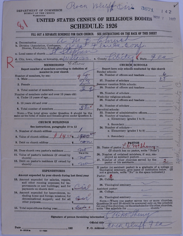 Scan of African Methodist Episcopal Church: 3671