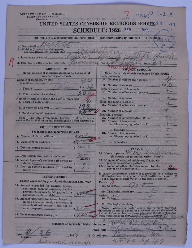 Scan of Negro Baptists: 9540