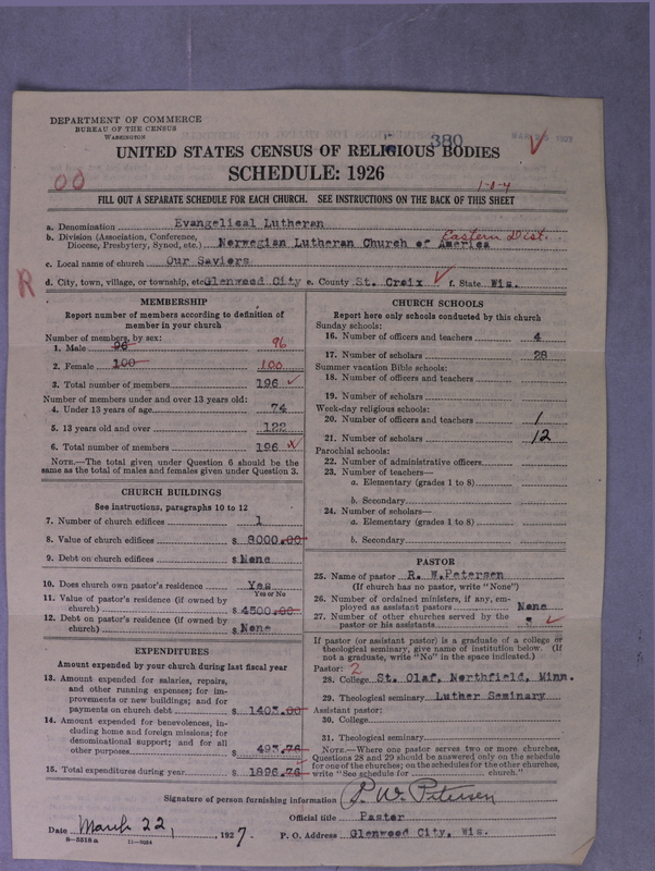 Scan of Norwegian Lutheran Church of America: 380