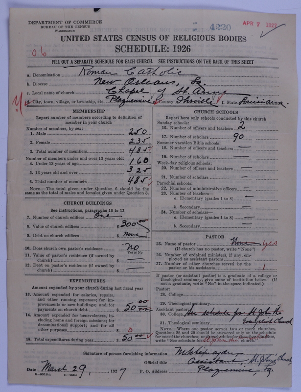 Scan of Roman Catholic Church: 4220