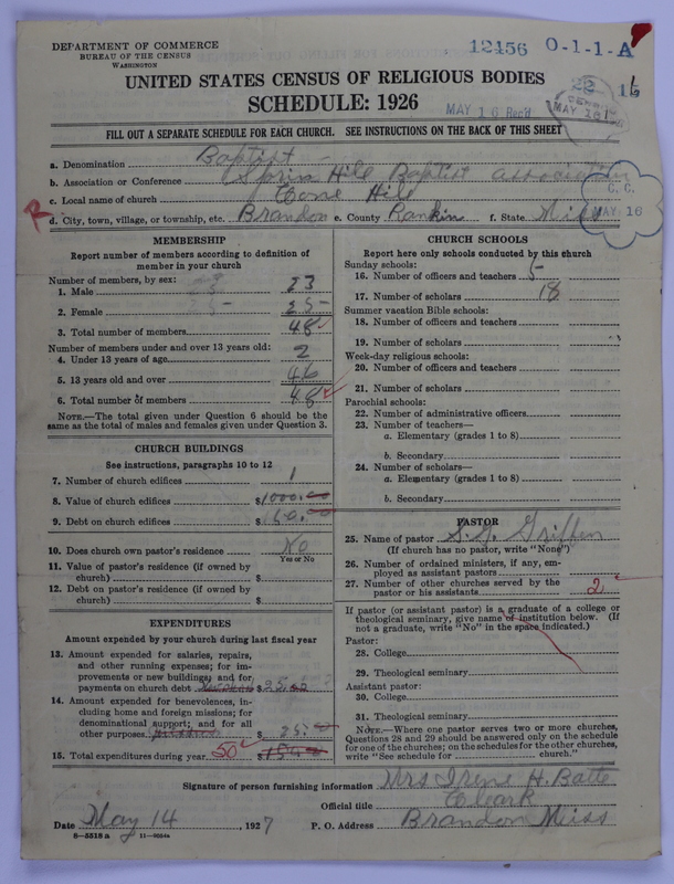 Scan of Negro Baptists: 12456