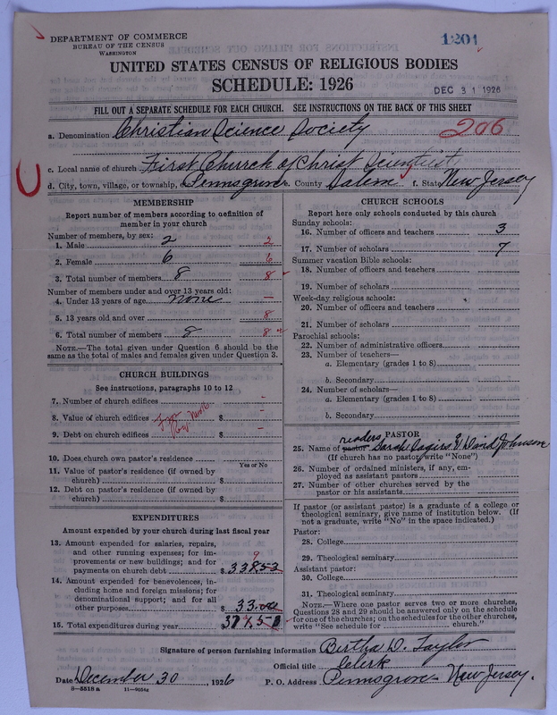 Scan of Church of Christ, Scientist: 1201