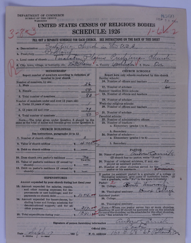 Scan of Presbyterian Church in the United States of America: 8560