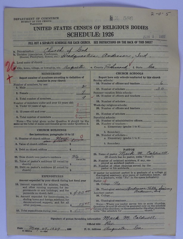 Scan of Church of God (Headquarters, Anderson, Ind.): 586