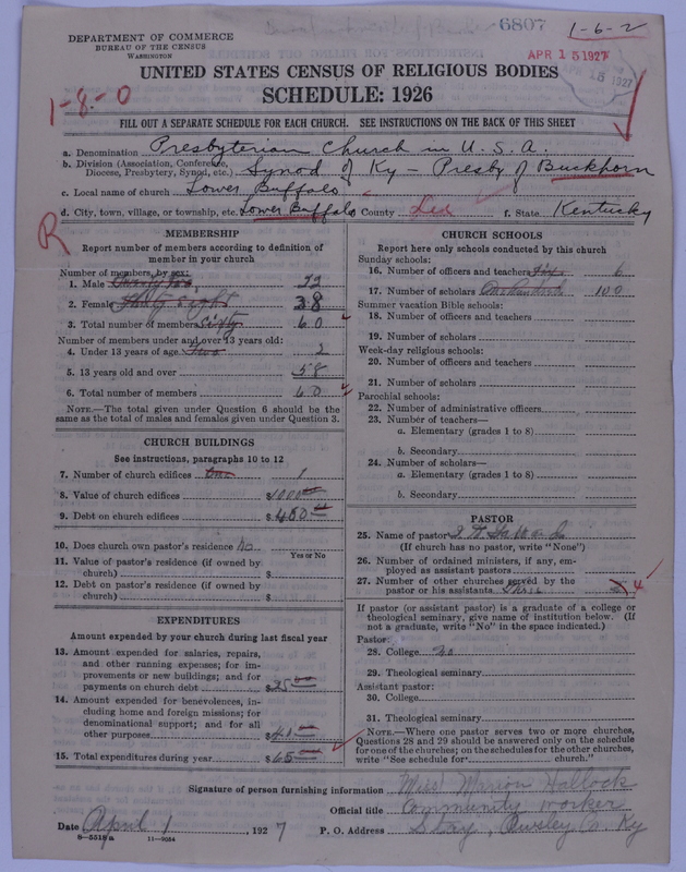 Scan of Presbyterian Church in the United States of America: 6807