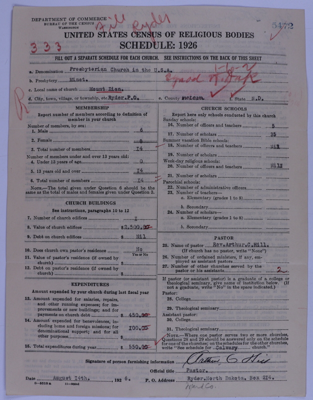 Scan of Presbyterian Church in the United States of America: 5472