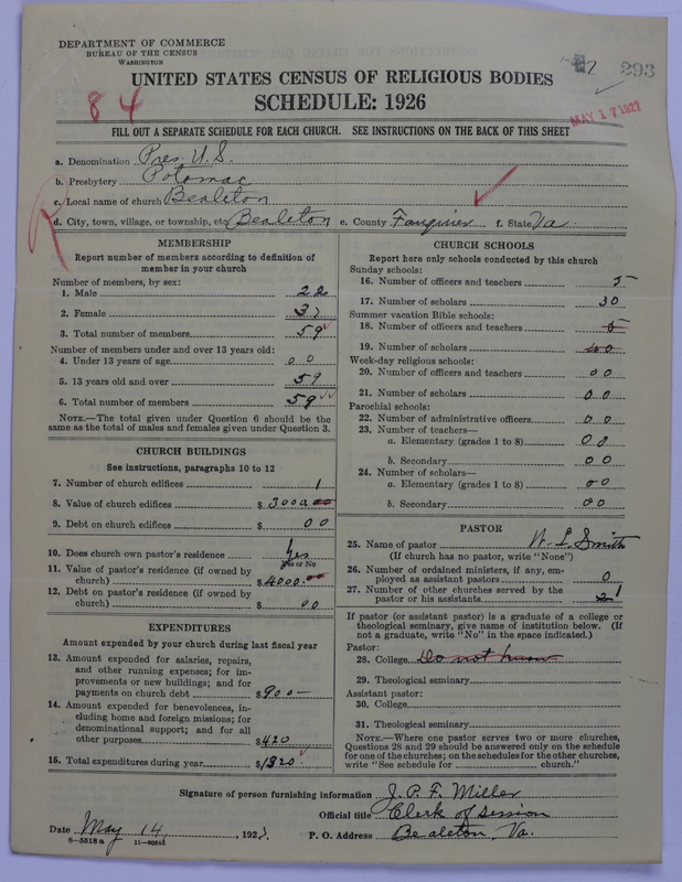 Scan of Presbyterian Church in the United States: 293