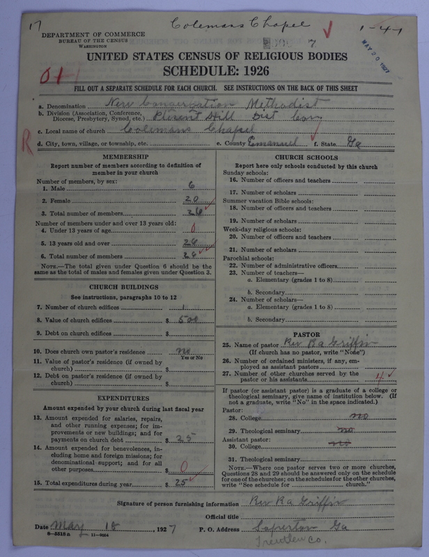 Scan of New Congregational Methodist Church: 7