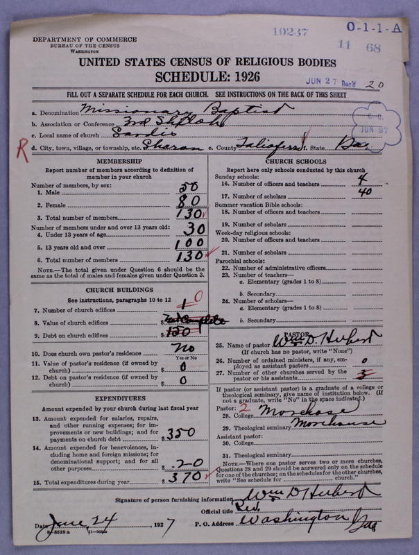 Scan of Negro Baptists: 10237