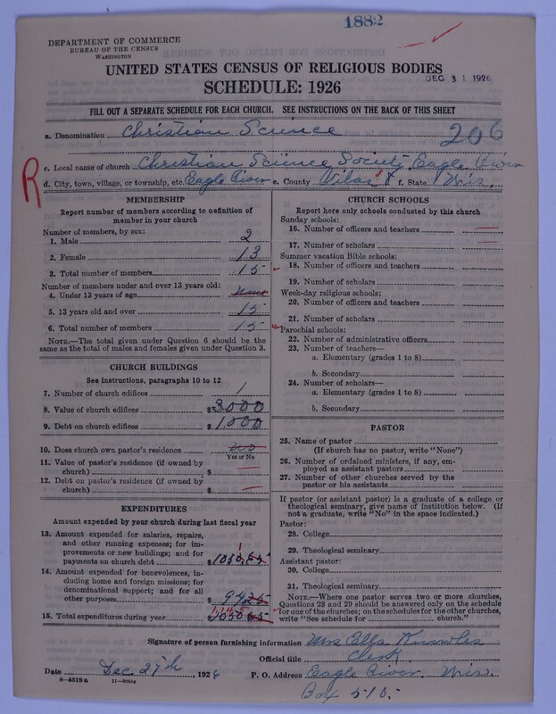 Scan of Church of Christ, Scientist: 1882