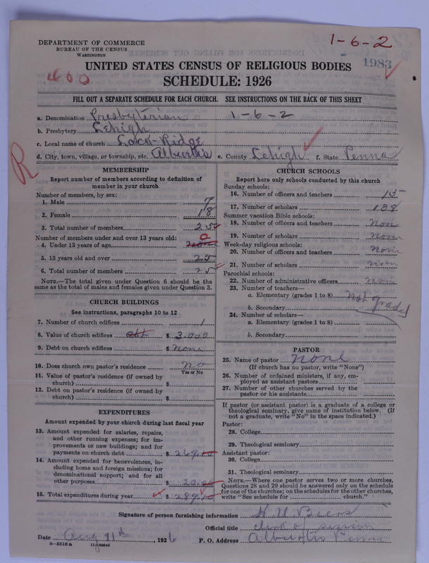 Scan of Presbyterian Church in the United States of America: 1983