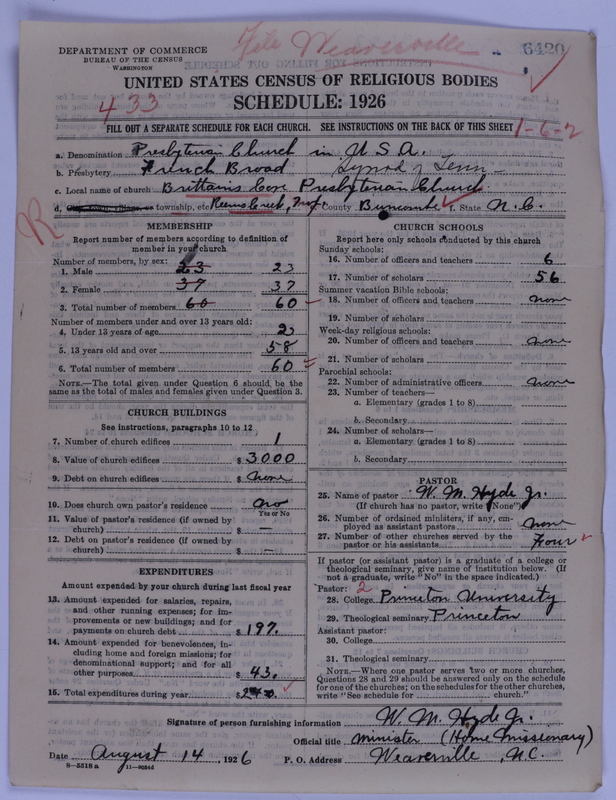Scan of Presbyterian Church in the United States of America: 6420