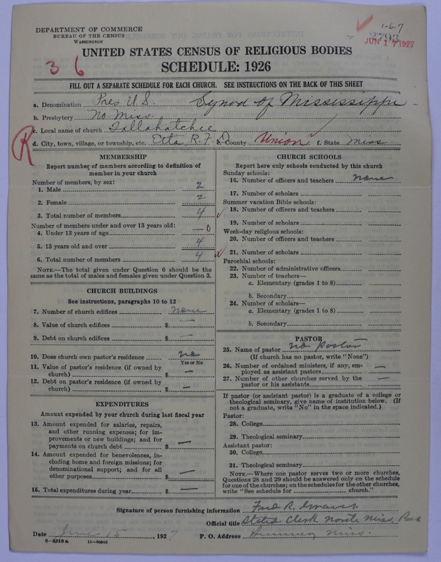 Scan of Presbyterian Church in the United States: 2793