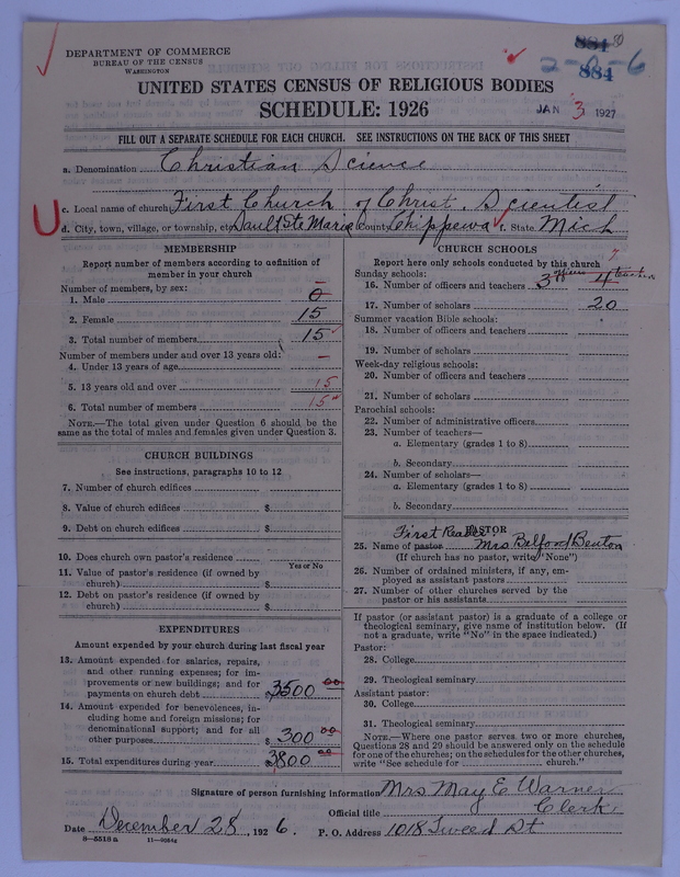 Scan of Church of Christ, Scientist: 884