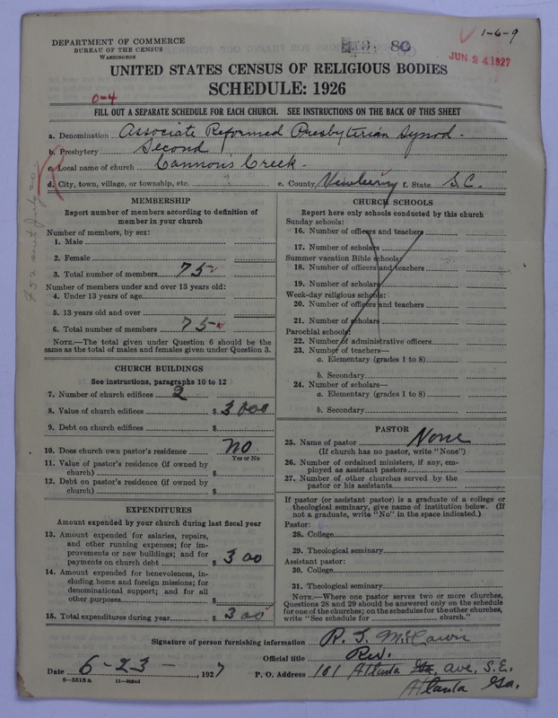 Scan of Associate Reformed Presbyterian Church: 80