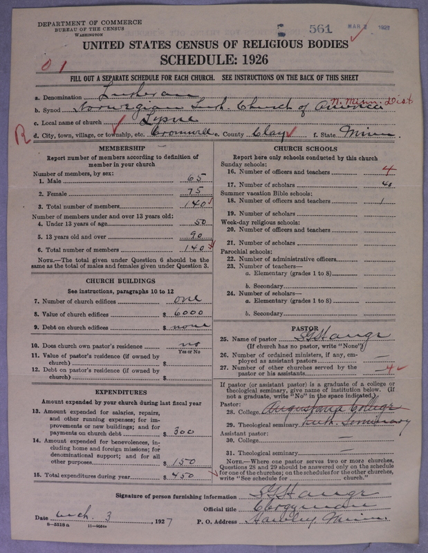 Scan of Norwegian Lutheran Church of America: 561