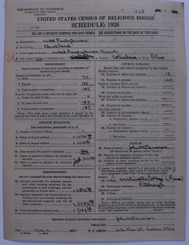 Scan of United Presbyterian Church of North America: 448