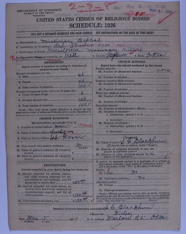 Scan of Missionary Baptist General Assembly of Oklahoma: 85