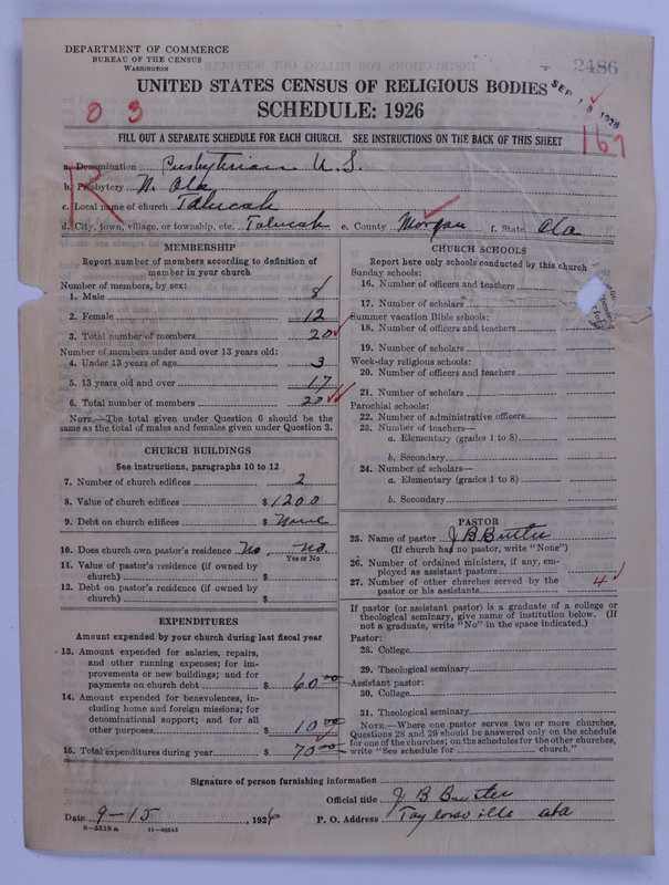 Scan of Presbyterian Church in the United States: 2486