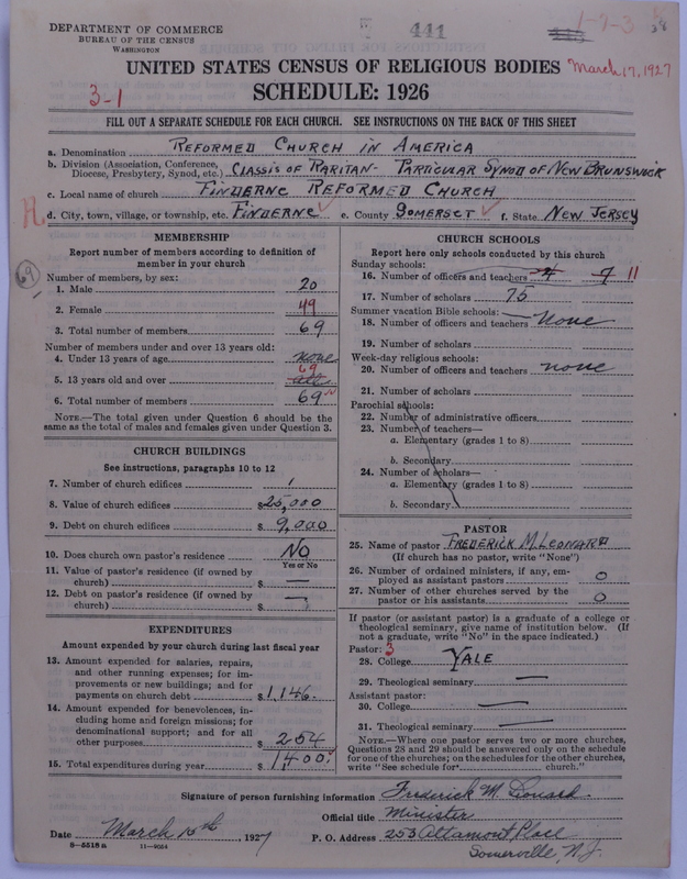 Scan of Reformed Church in America: 441