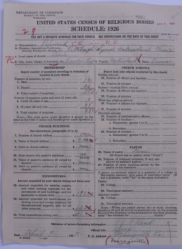 Scan of Reformed Church in the United States: 882