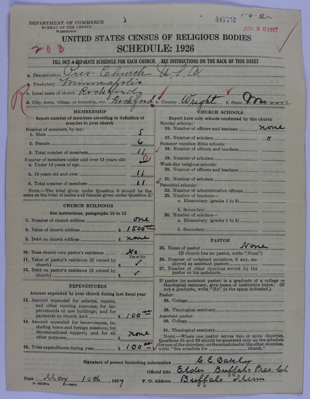 Scan of Presbyterian Church in the United States of America: 4672