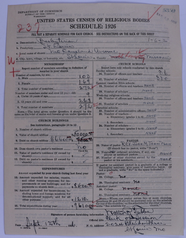 Scan of Presbyterian Church in the United States of America: 5359