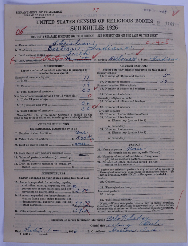 Scan of Christian Church (General Convention of the Christian Church): 408