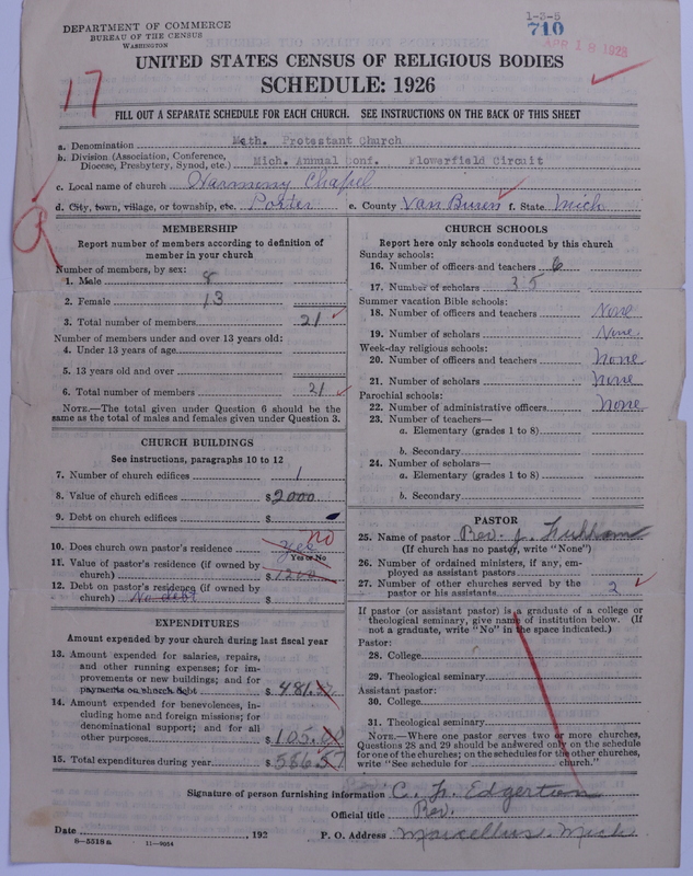 Scan of Methodist Protestant Church: 710