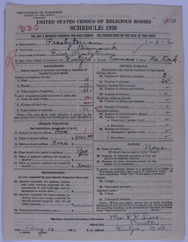 Scan of Presbyterian Church in the United States of America: 5439