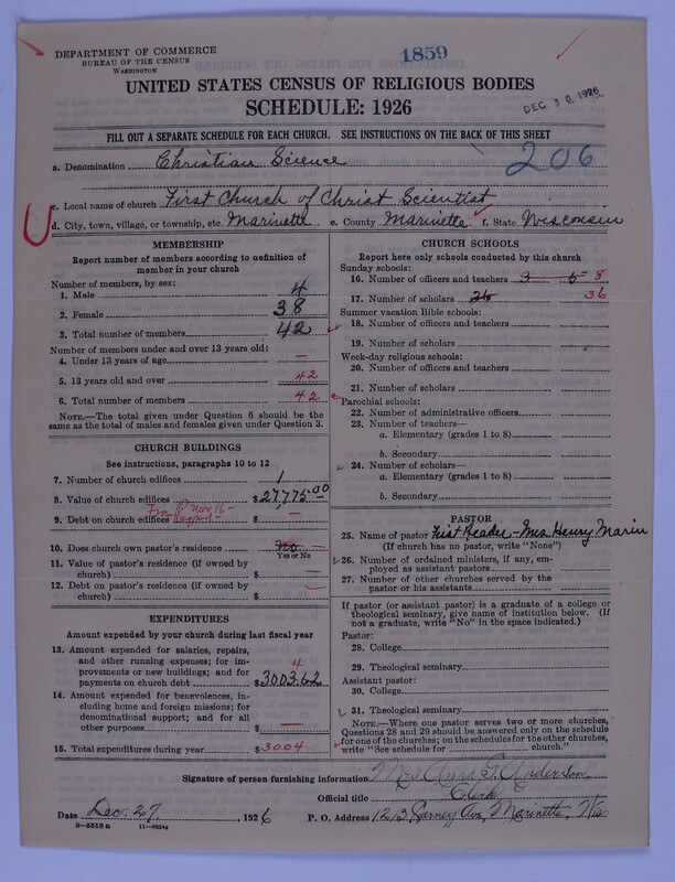 Scan of Church of Christ, Scientist: 1859