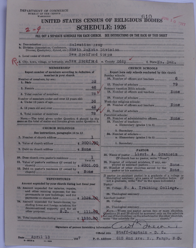 Scan of Salvation Army: 610