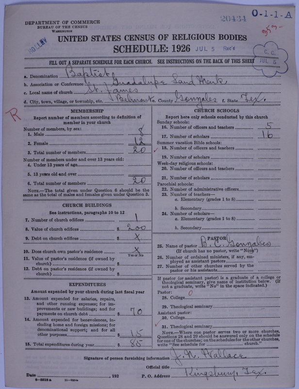 Scan of Negro Baptists: 20434