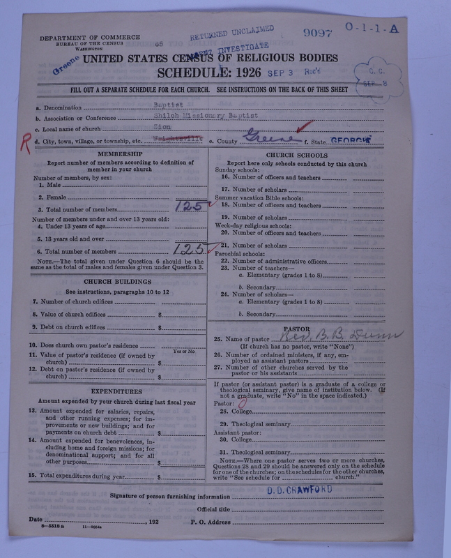 Scan of Negro Baptists: 9097