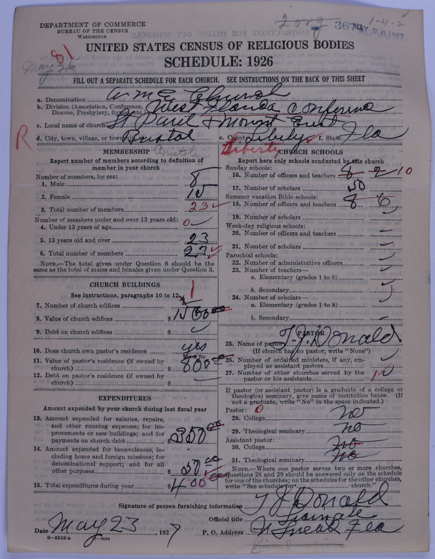 Scan of African Methodist Episcopal Church: 3674